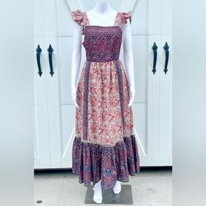 🔥Closet Clearout!🔥 Haute Hippie Boho Peasant Maxi Dress